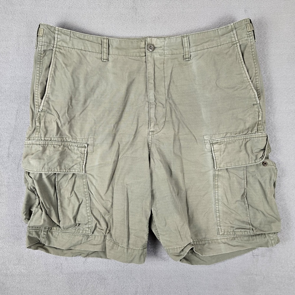 Polo Ralph Lauren Cargo Shorts Men 36 Green Utility Surplus Ripstop Relaxed Fit‎